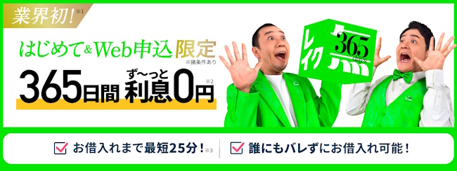 レイク,無利息期間サービス